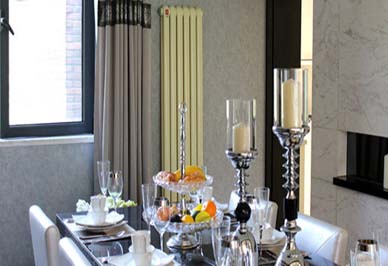 沙巴直播钢制暖气片安装效果图展示